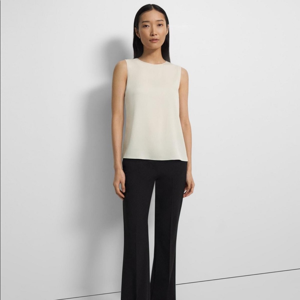 Theory silk shell top